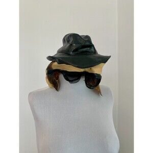 Vtg New Blues Brothers Jake-Elwood Rubber Adult Halloween Mask-Paper Magic Group